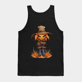 Monty the Cute Scarecrow - Halloween 2023 Tank Top